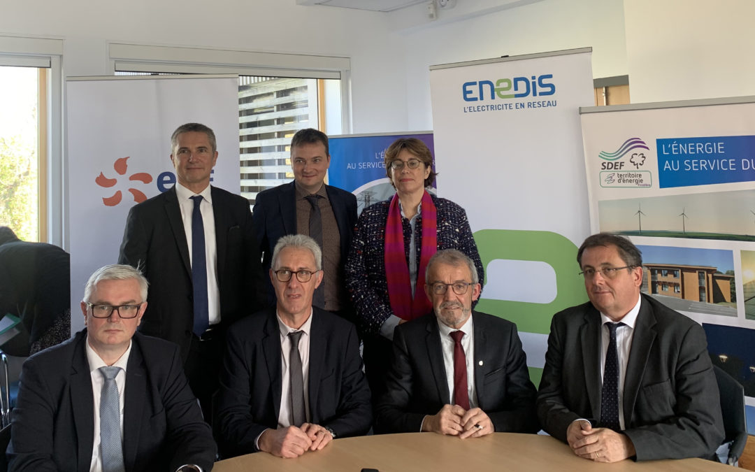 Signature des nouveaux contrats de concession SDEF